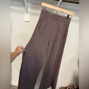 wide leg sweat pant